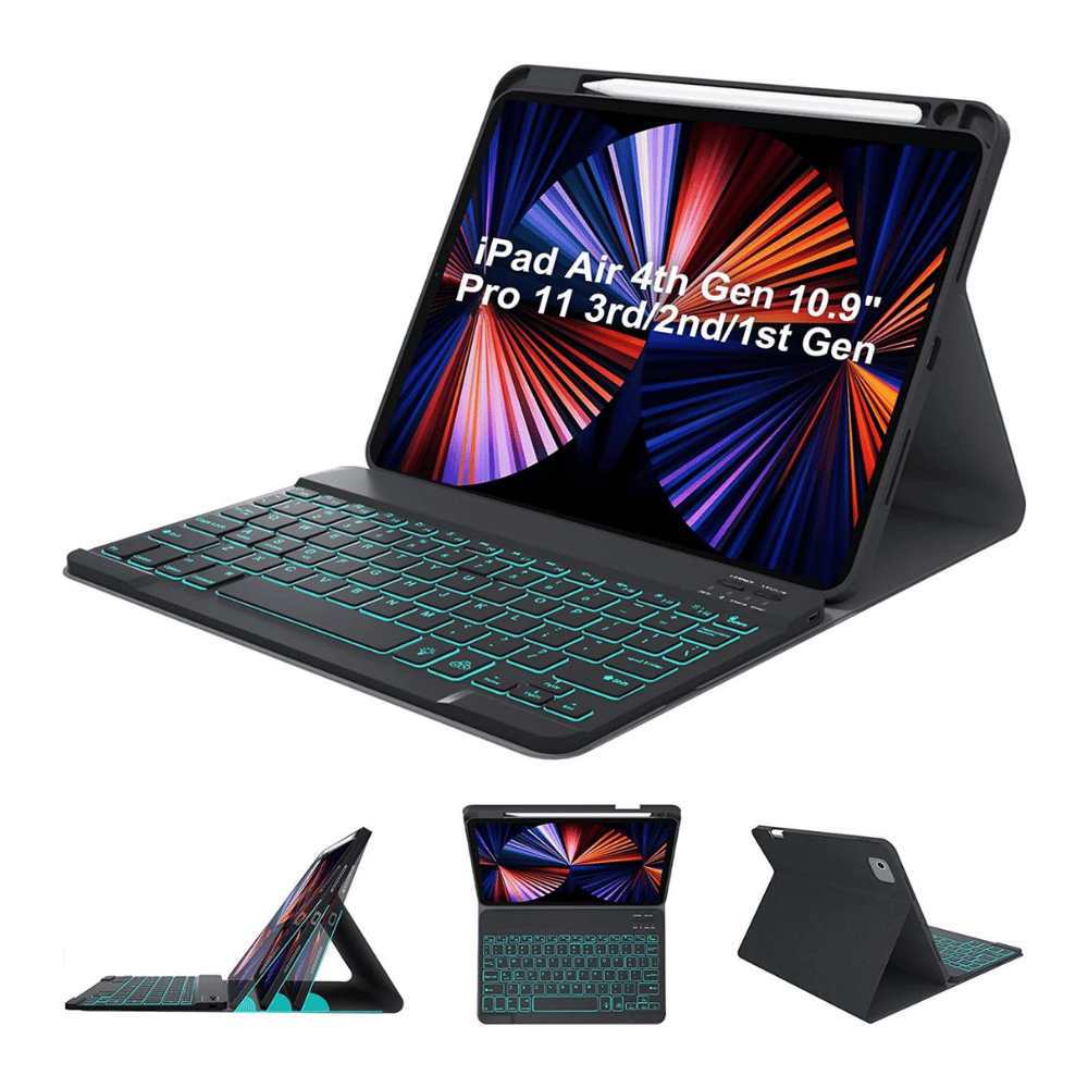 TUFF-LUV Wireless Backlit Bluetooth Keyboard Case (DEMO, OPEN BOX, NO WARRANTY)