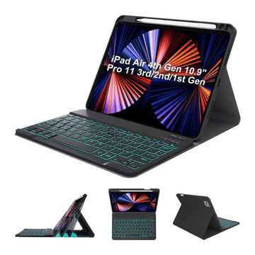 TUFF-LUV Wireless Backlit Bluetooth Keyboard Case (DEMO, OPEN BOX, NO WARRANTY)