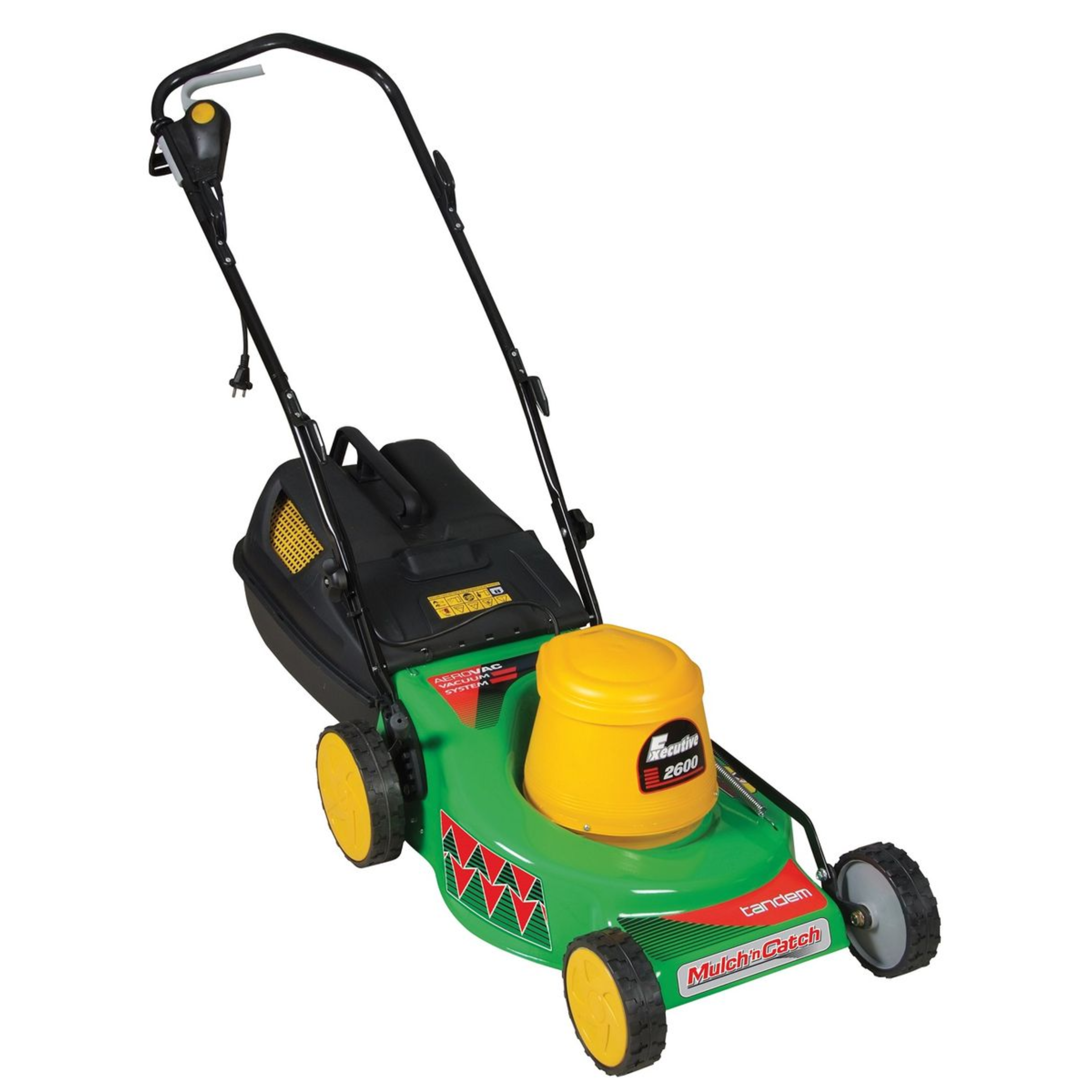 Tandem 2600W Electric Lawnmower with Mulch Kit and Cable (DEMO, OPEN BOX, NO WARRANTY)