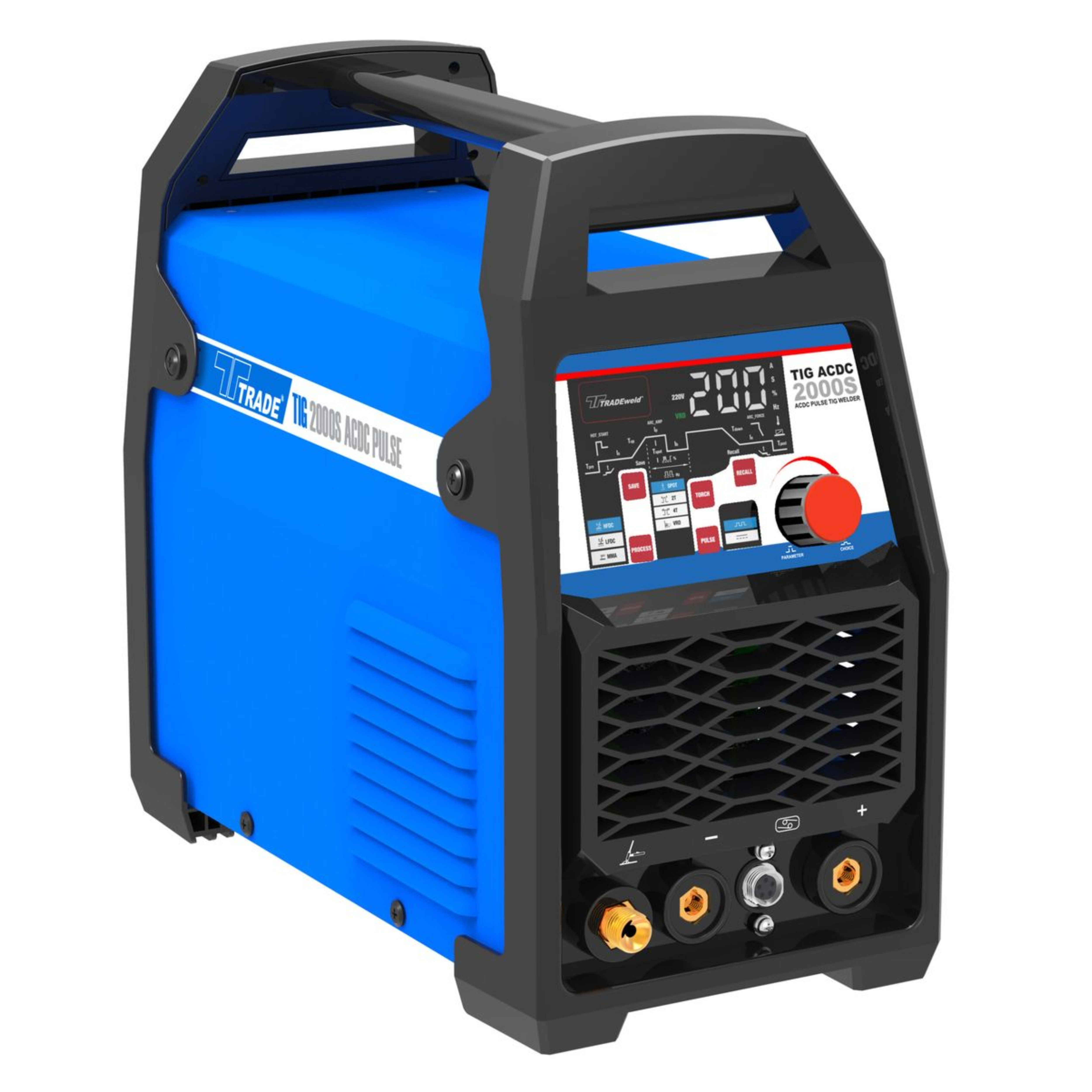 Trade TIG 2000S ACDC Pulse 200 AMP DC TIG Inverter (DEMO, OPEN BOX, NO WARRANTY)