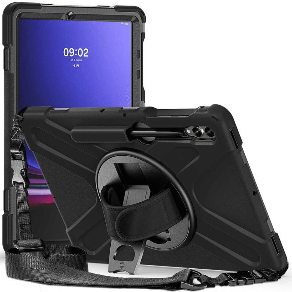 Tuff-Luv - Rugged Case Compatible for Samsung Galaxy Tab A11+ 11" - Black (DEMO, OPEN BOX, NO WARRANTY)