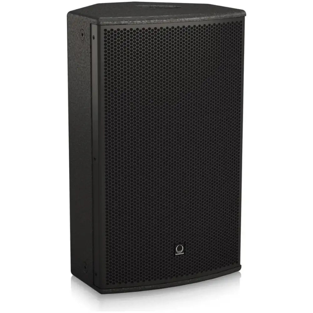 Black speaker on a white background
