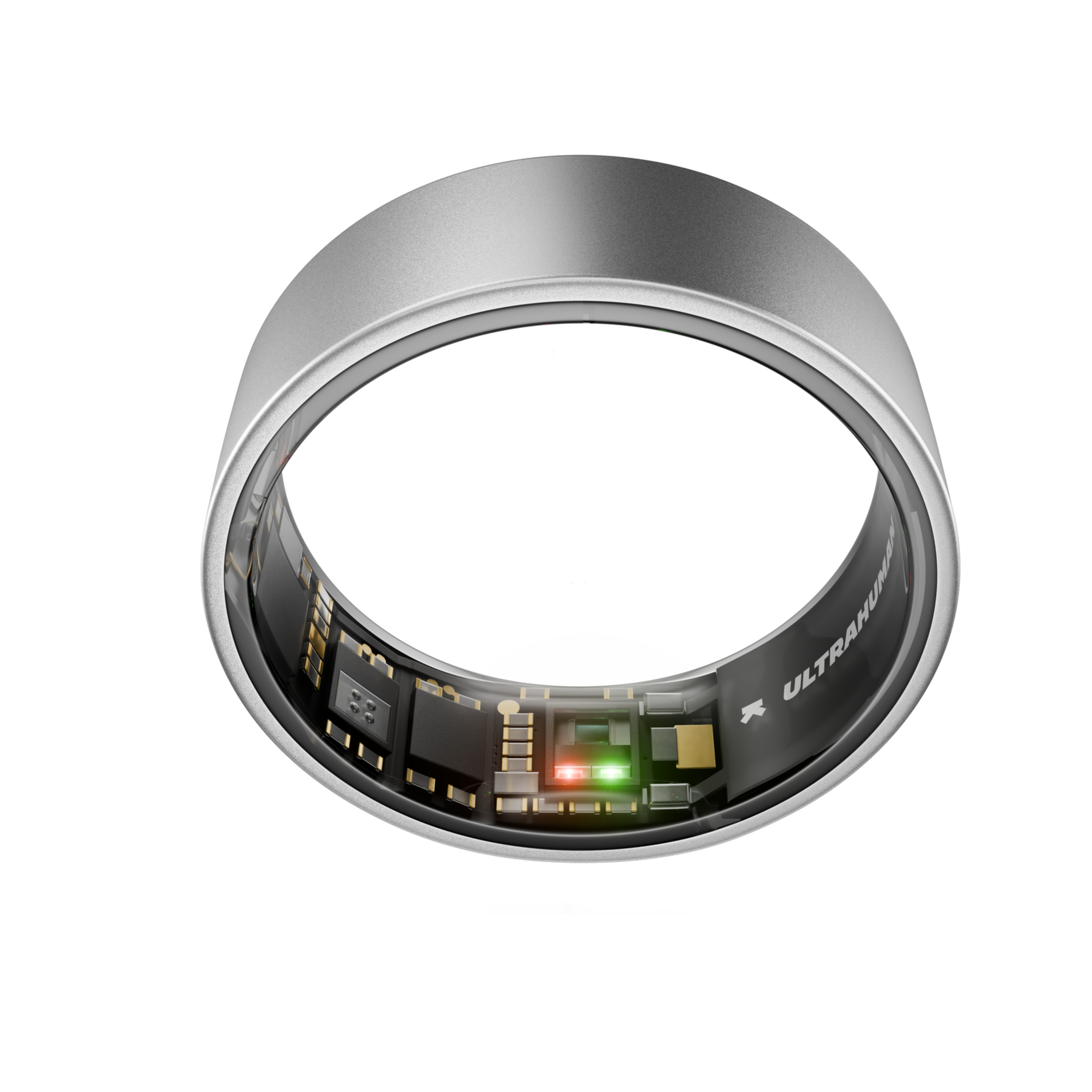 Ultrahuman Ring AIR - Raw Titanium - 12 - Smart Ring (DEMO, OPEN BOX, NO WARRANTY)