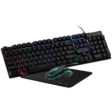 VX Gaming Artemis series 3-in-1 Combo KB, Mouse, Mousepad VX-144-BK[V1]  (DEMO, OPEN BOX, NO WARRANTY)