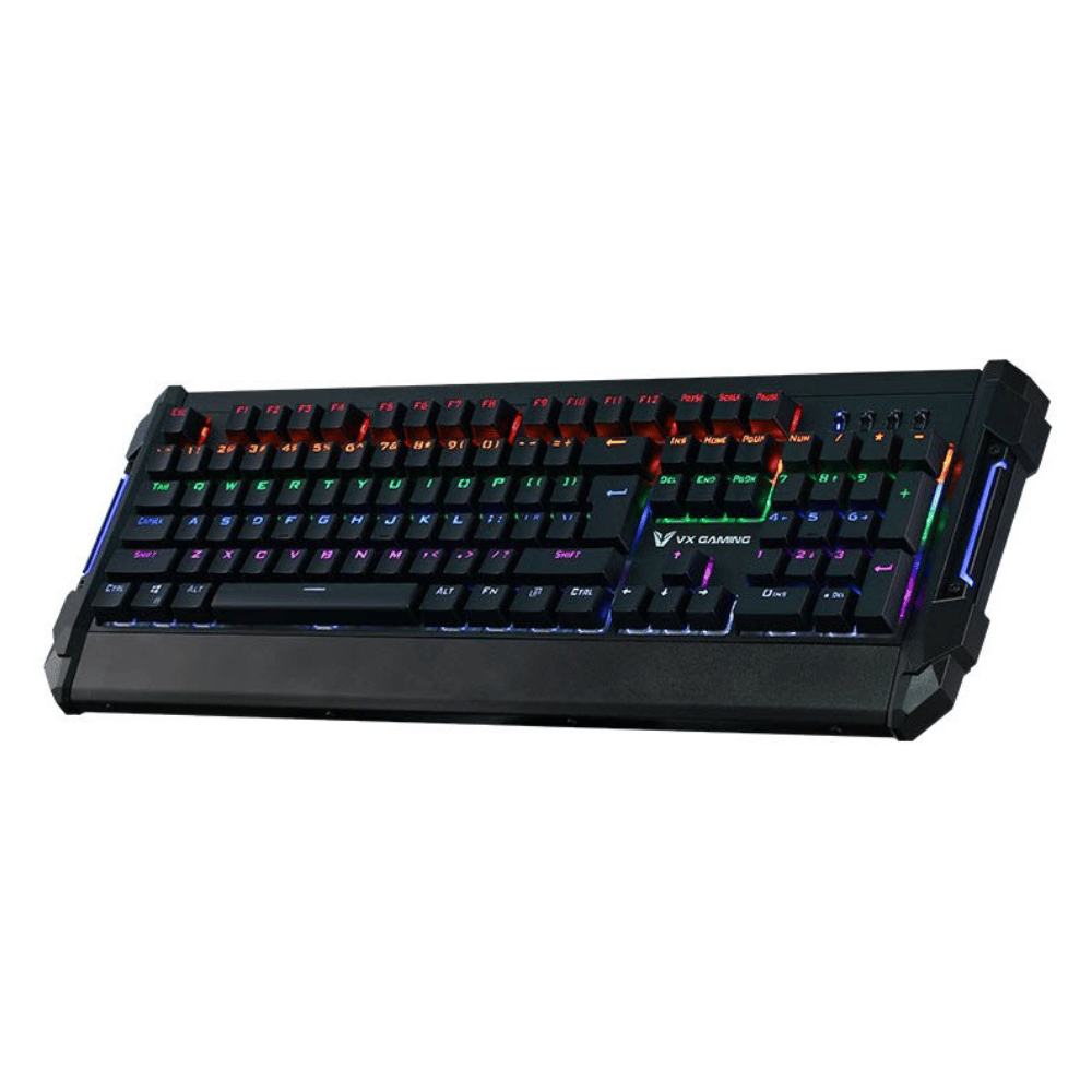 VX Gaming Reinforce series mechanical Rainbow lighting keyboard VX-104-BK (DEMO, OPEN BOX, NO WARRANTY)