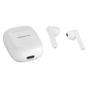 Volkano Buds X Series True Wireless Earphones + Charging Case - White VK-1138-WT[V1]