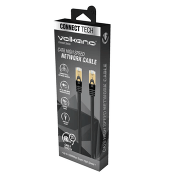 Volkano Connect Series CAT6 Network Cable 5m VK-20183-BK (DEMO, OPEN BOX, NO WARRANTY)