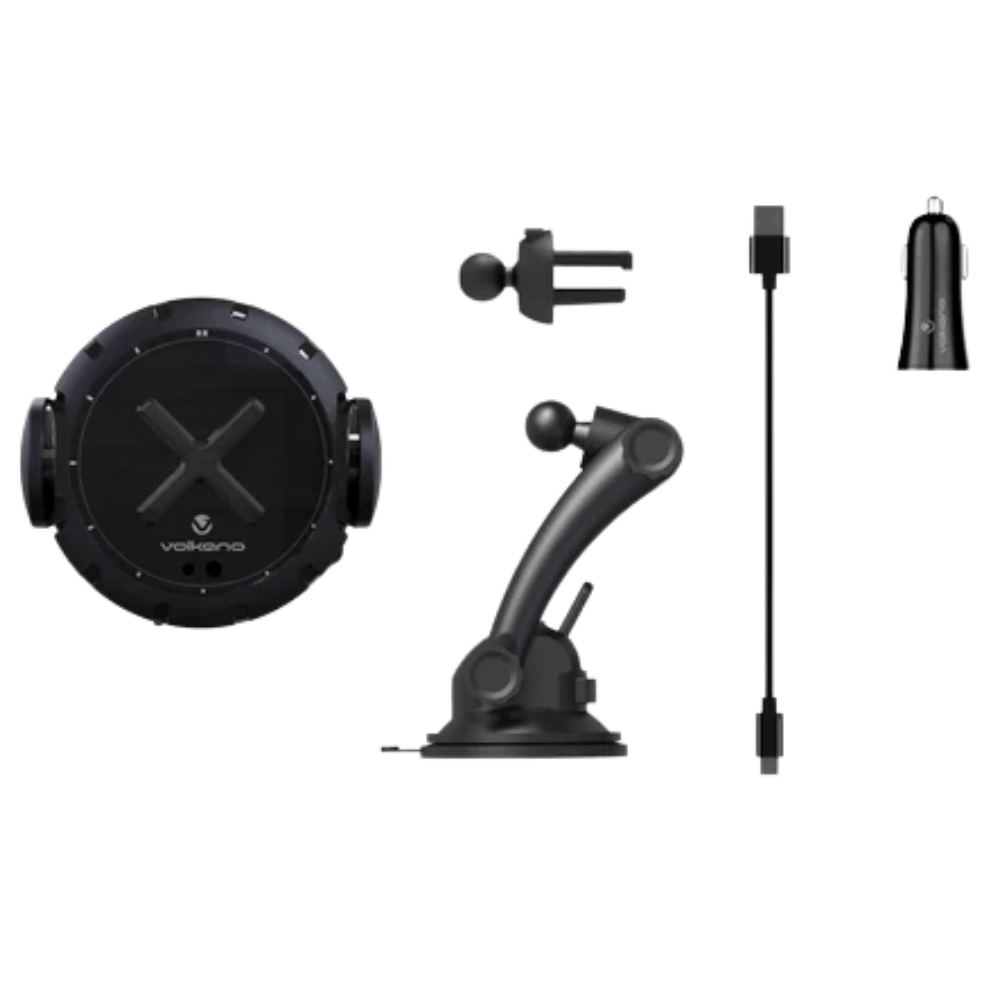 Volkano Ignition series 15W Car Wireless Charger Kit VK-8201-BK (DEMO, OPEN BOX, NO WARRANTY)