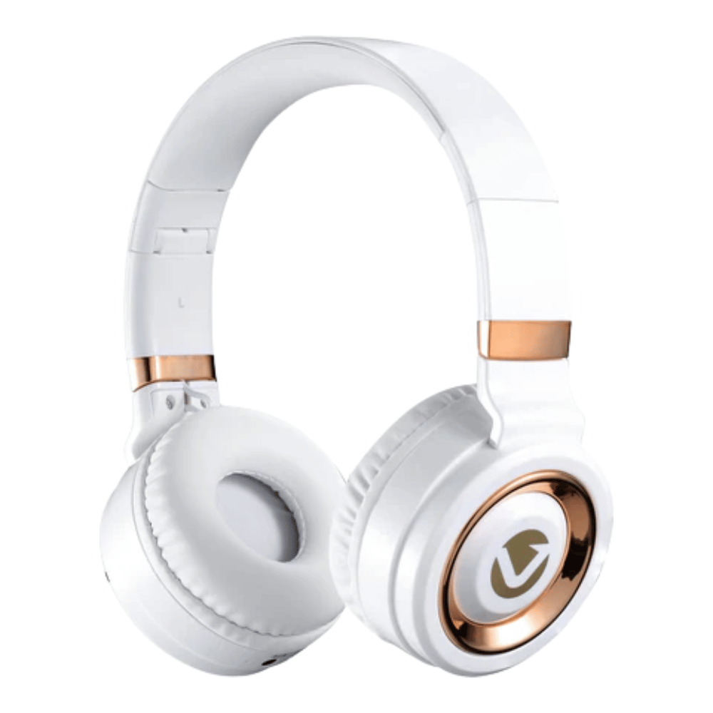 Volkano Lunar series Bluetooth headphones - White/Rose Gold VK-2004-WTGD[V1] (DEMO, OPEN BOX, NO WARRANTY)