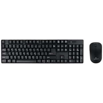 Volkano Mineral Wireless Series Mouse and Keyboard combo VK-20005-BK[V1]  (DEMO, OPEN BOX, NO WARRANTY)