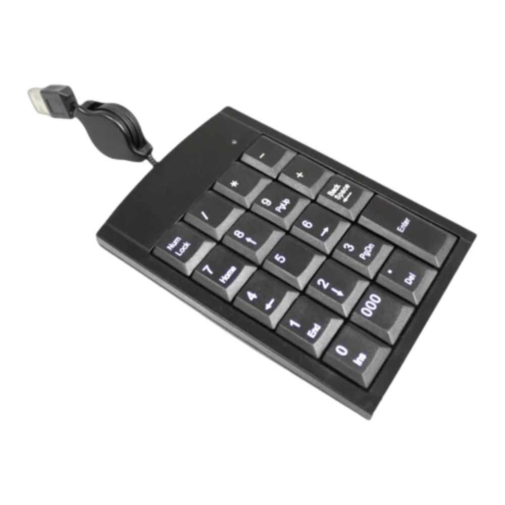 Volkano Numeric series USB numeric keypad - black VK-20021-BK[V1] (DEMO, OPEN BOX, NO WARRANTY)