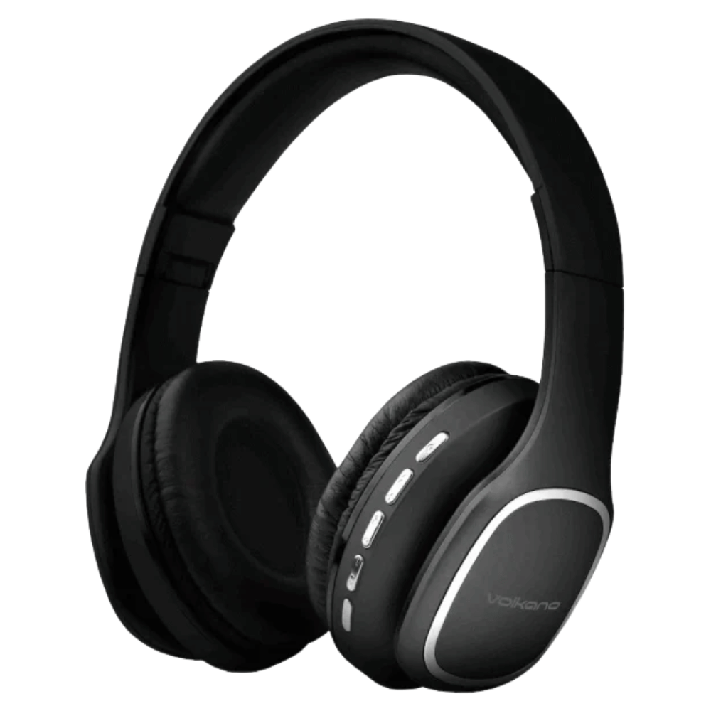 Volkano Bluetooth Wireless Headphones Phonic Series - Black VK-2002-BK (DEMO, OPEN BOX, NO WARRANTY)