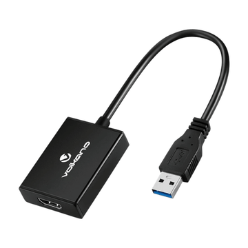 Volkano Relay Series USB to HDMI Adapter 2k 2048 x 1080 - VK-20242-BK (DEMO, OPEN BOX, NO WARRANTY)