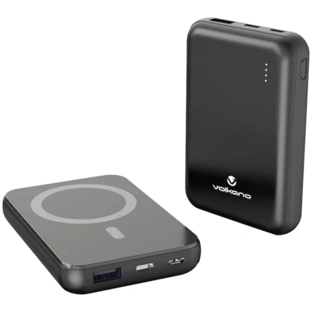 Volkano Reload Series 5000mah Magnetic Wireless Power Bank VK-9018-BK[V1] (DEMO, OPEN BOX, NO WARRANTY)