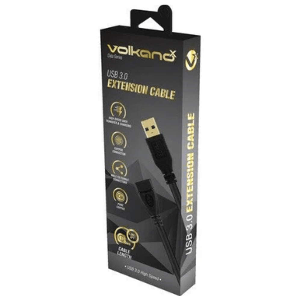 VolkanoX Data series USB 3.0 Extension 1.8m VK-20188-BK (DEMO, OPEN BOX, NO WARRANTY)