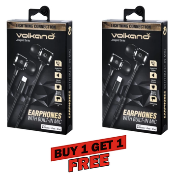 VolkanoX Jonagold Series MFI Lightning Earphones Wired Headset  (In the Ear)