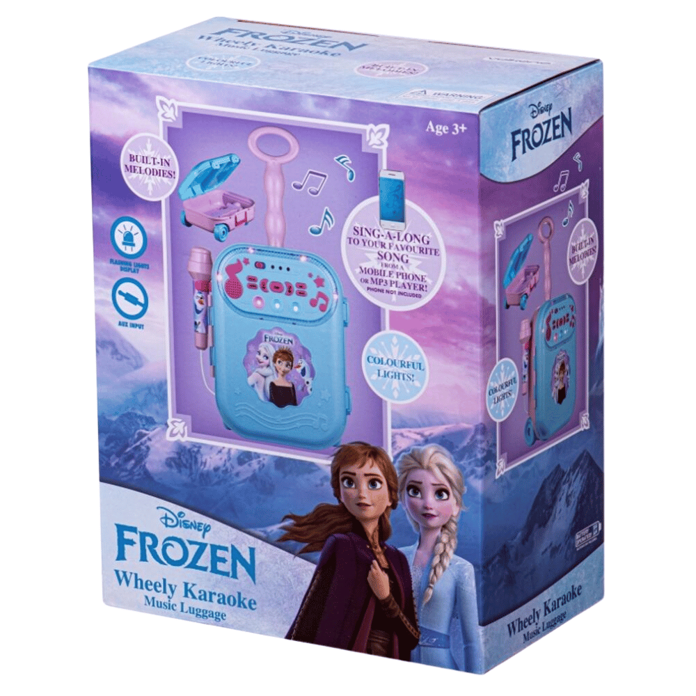 WHEELY KARAOKE MACHINE- FROZEN DY-2602-FZ[V1] (DEMO, OPEN BOX, NO WARRANTY)