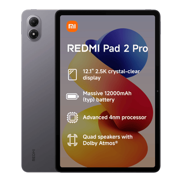 Xiaomi Redmi Pad 2 Pro 12.1 128GB Wi-Fi Only Tablet - Graphite Grey (SECONDHAND, NO WARRANTY)