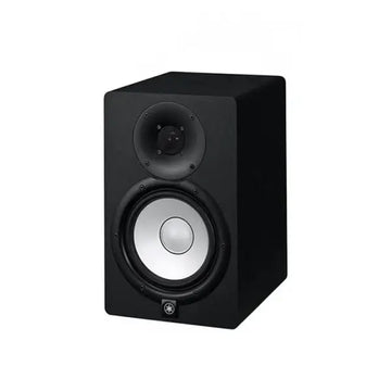 Black speaker on a white background