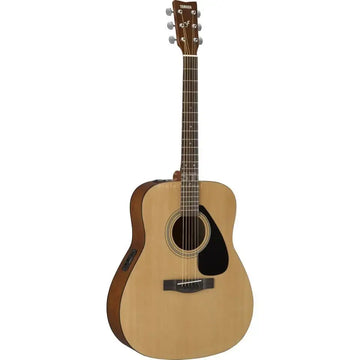 Acoustic guitar on a white background