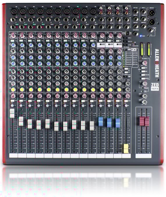 Allen & Heath ZED-16FX 16-Channel Mixer