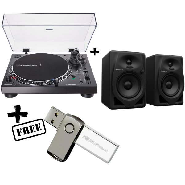Audio Technica AT-LP120XUSBBK Bundle