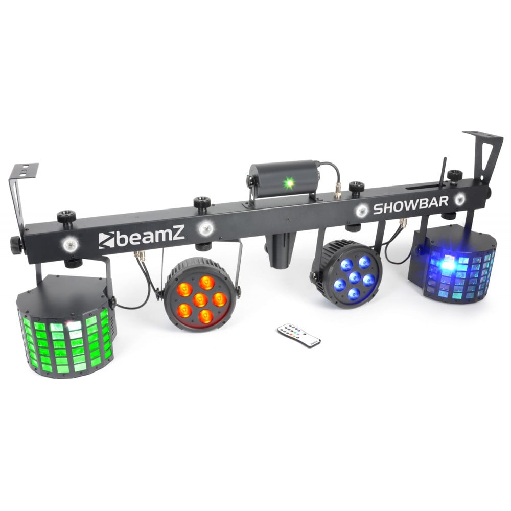 Beamz - ShowBar 2x PAR 4x 4in1 2xButterfly, Laser R/G DMX IRC