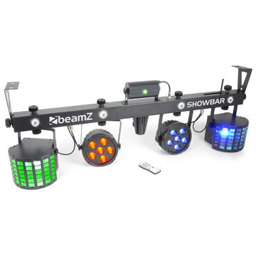 Beamz - ShowBar 2x PAR 4x 4in1 2xButterfly, Laser R/G DMX IRC
