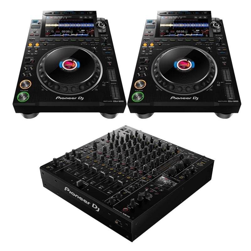 CDJ 3000 V10 Bundle 2 + Flightcase