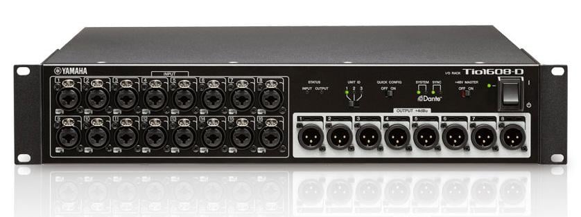 YAMAHA Tio1608-D Dante-Equipped I/O Rack