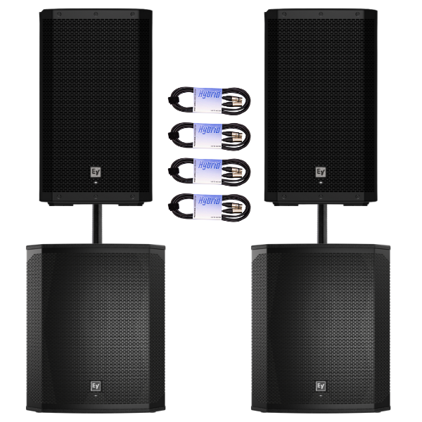 ElectroVoice ZLX15 G2 & ELX200-18SP Bundle