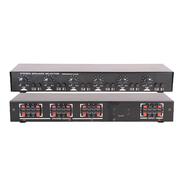 Filo – SV-6D 6-WAY SPEAKER SELECTOR SWITCH TWO ZONE WITH VOLUME CONTROL