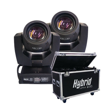 Hybrid HMH 230 Moving Heads with Flightcase