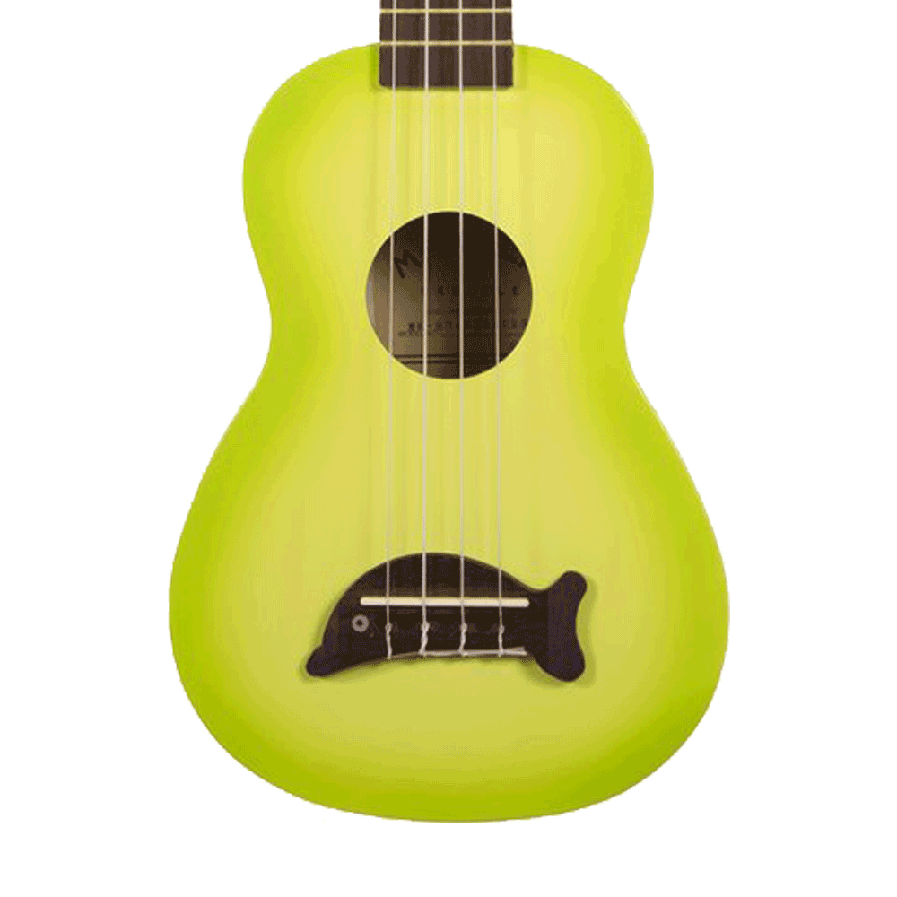 Kala MKSD Makala Dolphin Soprano Ukulele Green Apple Burst