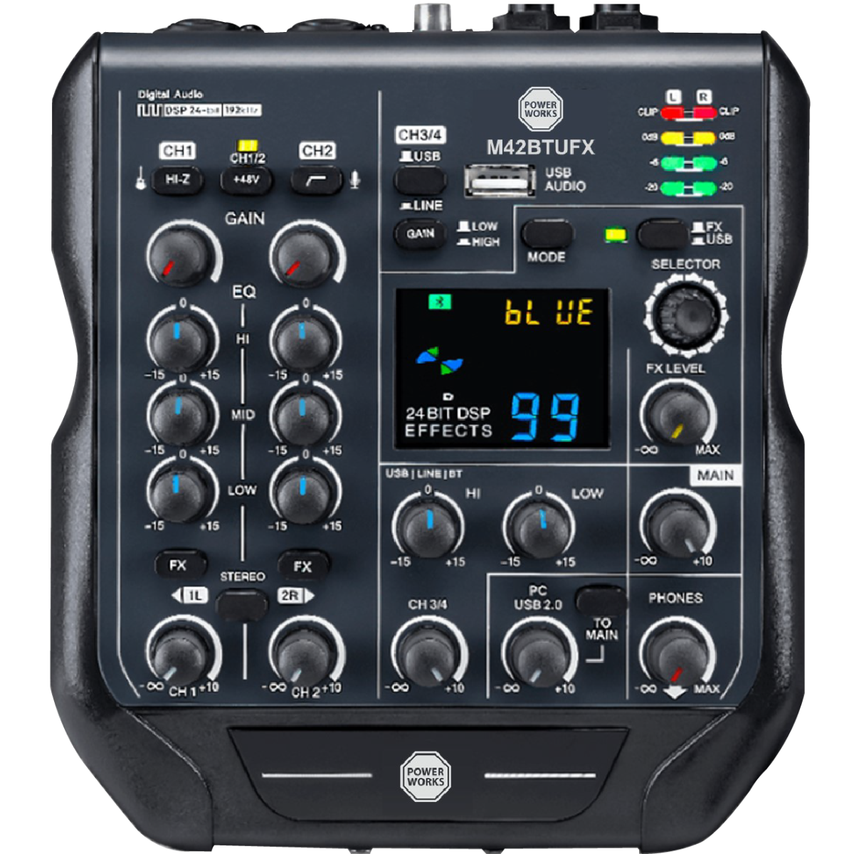PowerWorks M42BT-UFX Mixer