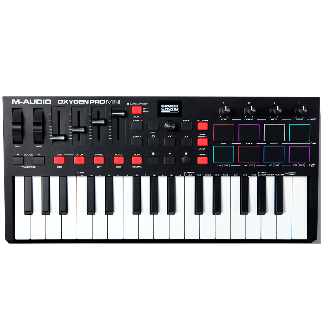 M-Audio Oxygen Pro Mini 32 Key USB MIDI Keyboard Controller
