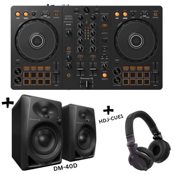 Pioneer DDJ FLX-4 DM40 Combo
