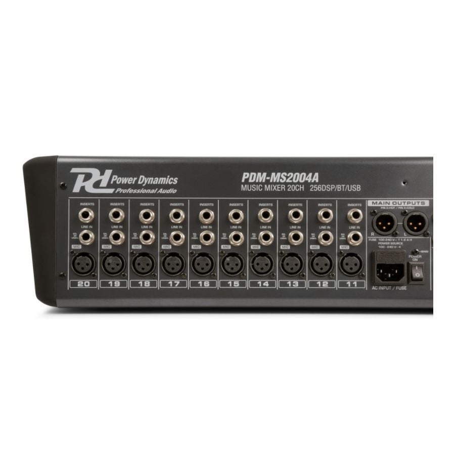 Power Dynamics PDM-S2004 20-Channel Dual Function Mixer
