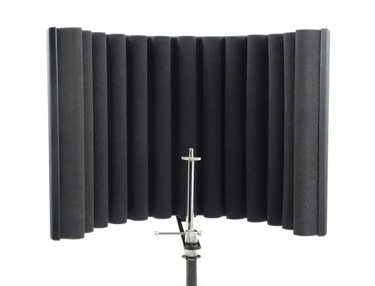 Acoustic foam panels on a white background