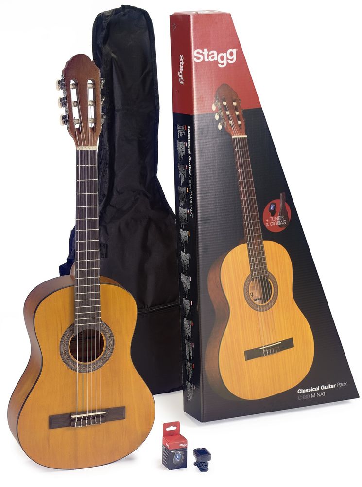Stagg C430 3/4 Natural Classical Guitar Pack