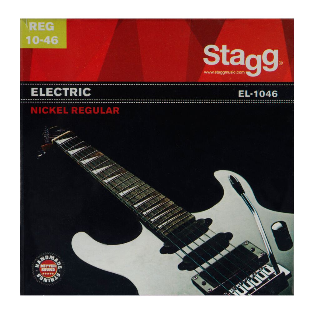 Stagg EL1046 Nickel Plated Electric 6-string Set - Extra Light