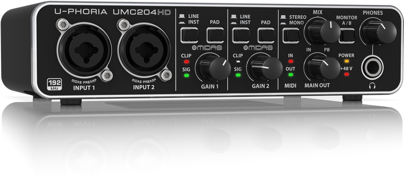 Behringer UMC204HD Audio Interface