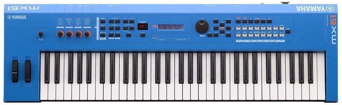 Yamaha MOX keyboard in blue color