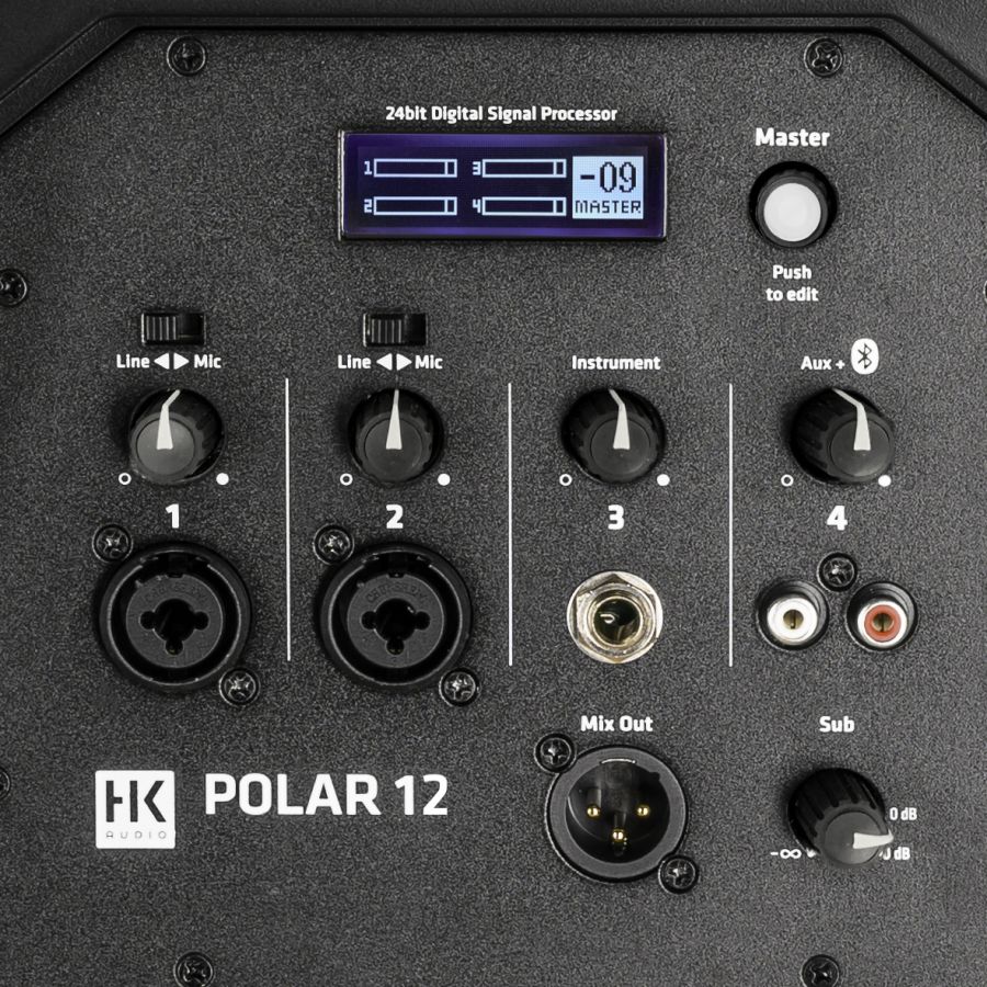 HK Audio Polar 12 - 2000 Watt Powered Column PA System