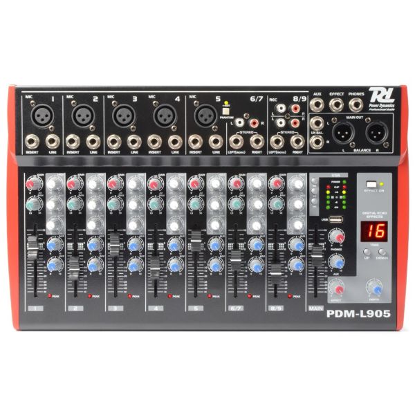 PDM - L905 MUSIC MIXER 9-CH MP3/ECHO