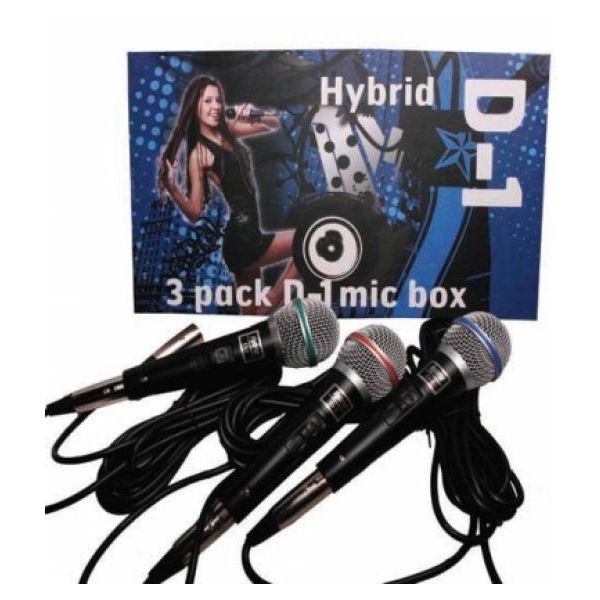 Hybrid D-1 3 Pack Microphone Set MKII