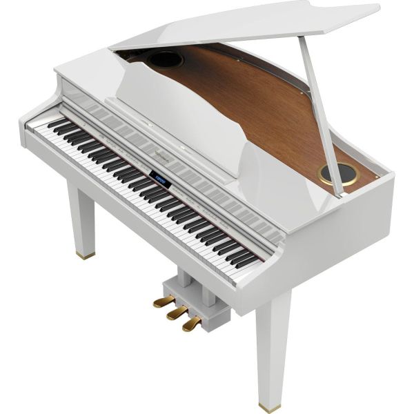 Roland GP607PW Digital Grand Piano in Polished White