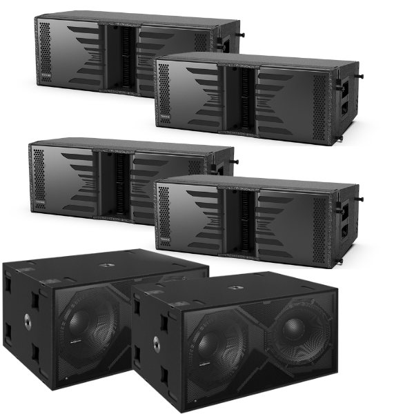 Audiocenter XLA102-DSP Line Array Combo 2