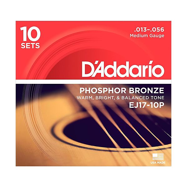 D'Addario EJ17 (Pack Of 10)