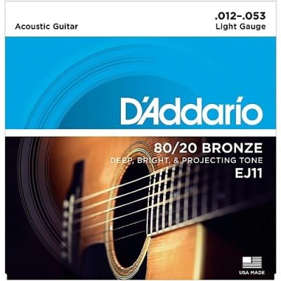 D'Addario EJ11 80/20 Bronze Light
